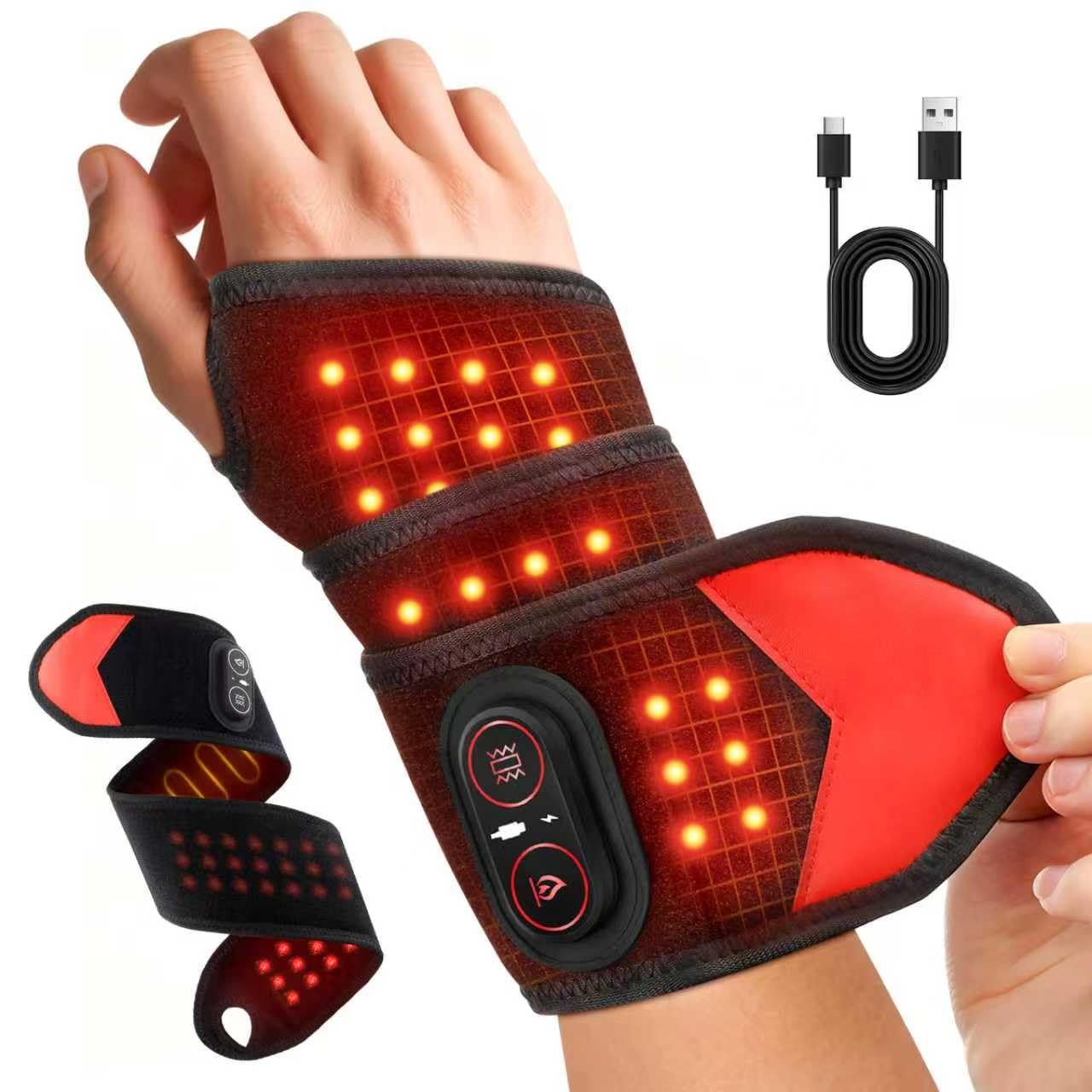 Ankle Brace - Portable Red Light Therapy Wrap 660nm