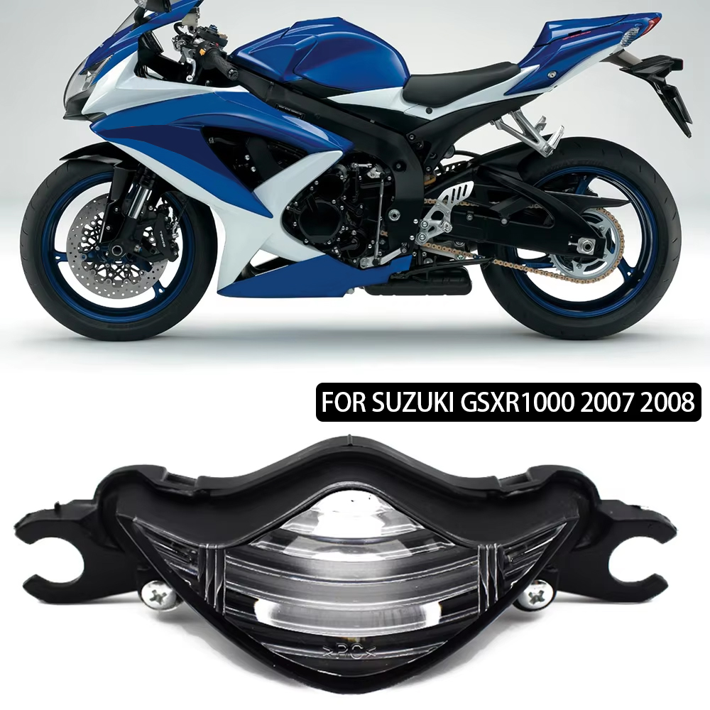Running Headlamp - Clear Motorcycle Headlight Headlamp Upper Head
