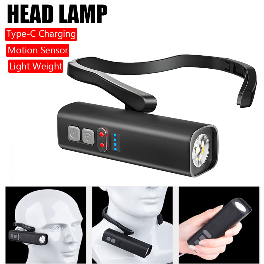 Running Headlamp - Super Bright Ear Clip Headlamp USB