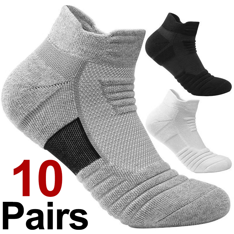 Sports Socks - 10 Pairs Men High-Quality Knitted Sports