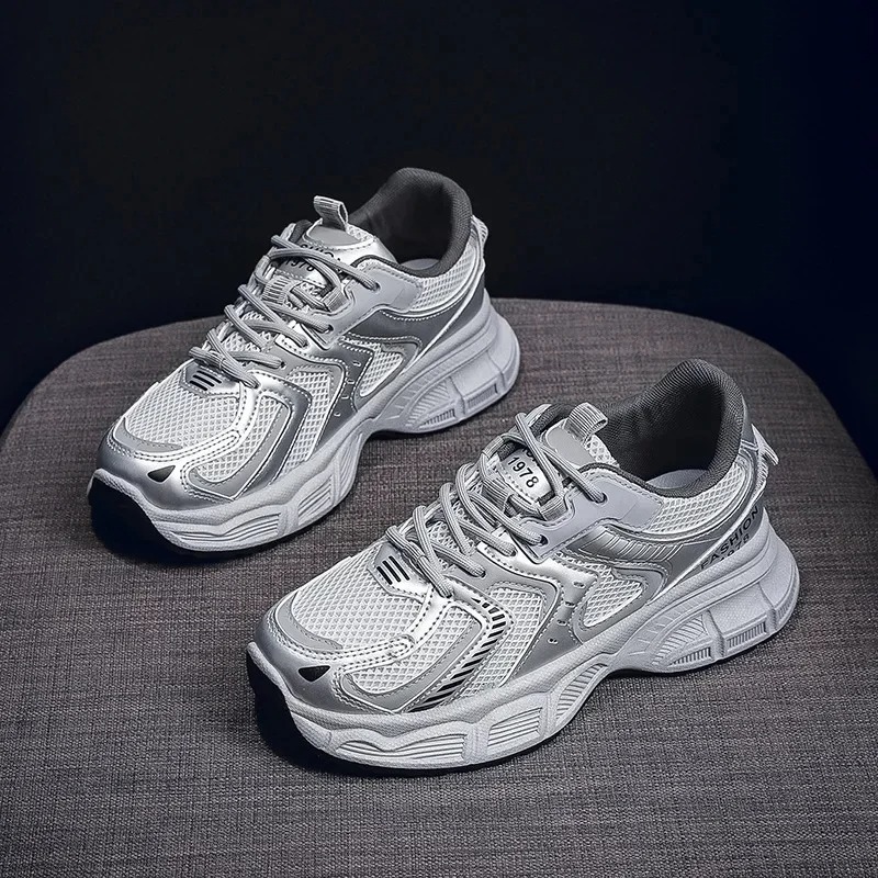Running Shoes Women - 2026 New Women Chunky Sneaker Fashion