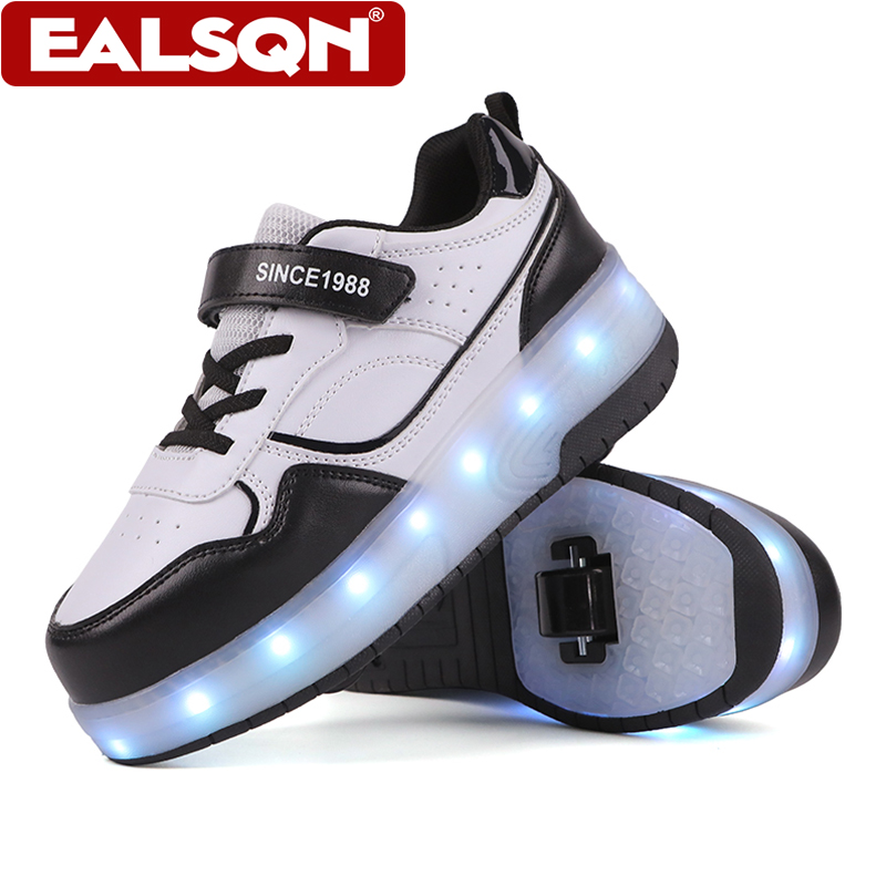 Running Shoes Men - New Children's LED Light Up Roller