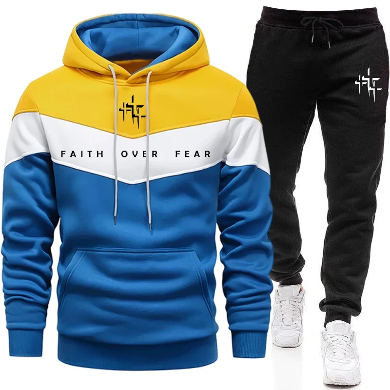 Faith Over Fear Men's Tracksui - Joggers Pants review and price