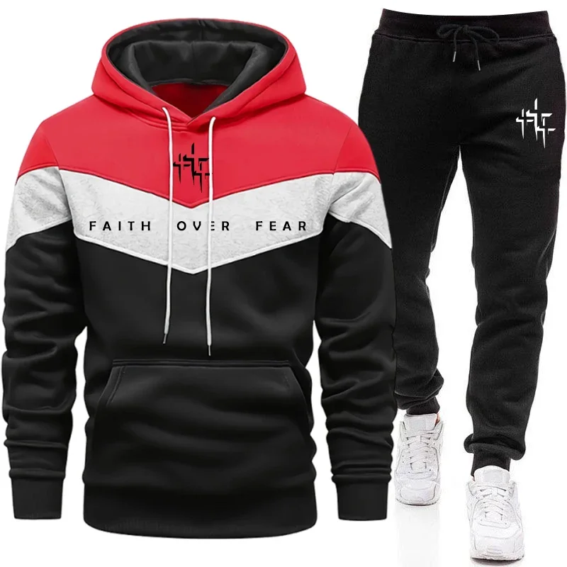 Faith Over Fear Men's Tracksui - Joggers Pants review and price