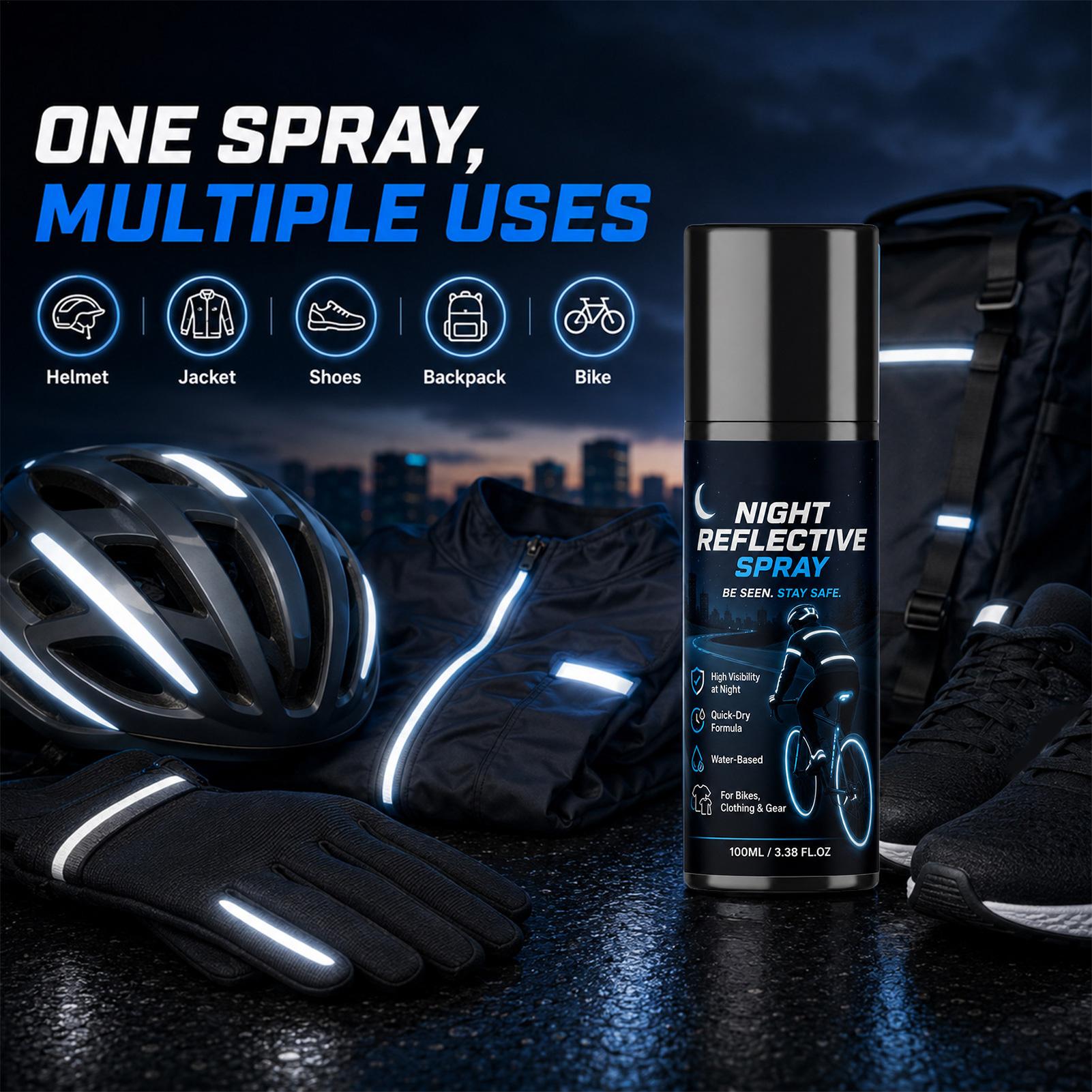 100ml Night Reflective Spray,  - Running Visibility Gear review and price