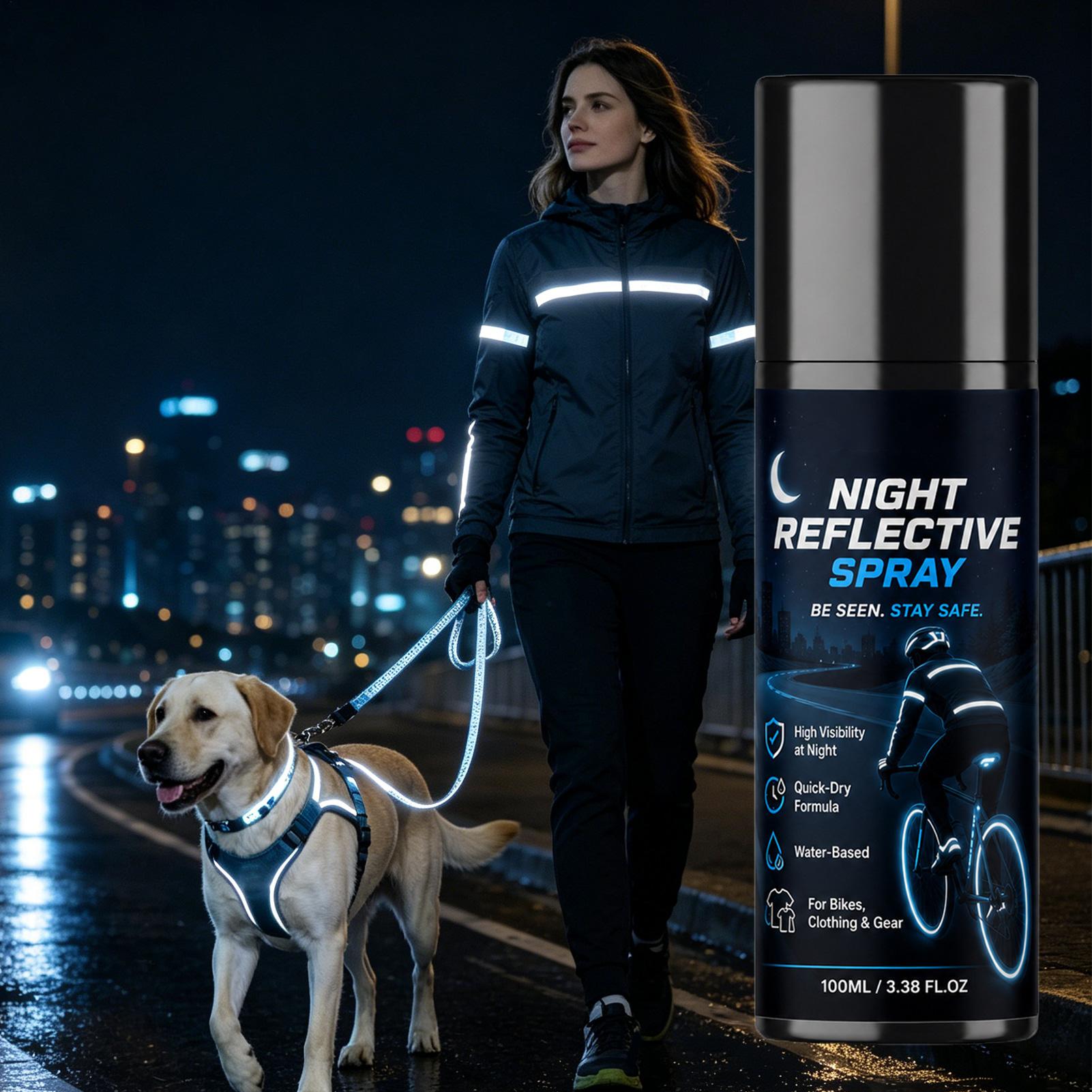 100ml Night Reflective Spray,  - Running Visibility Gear review and price