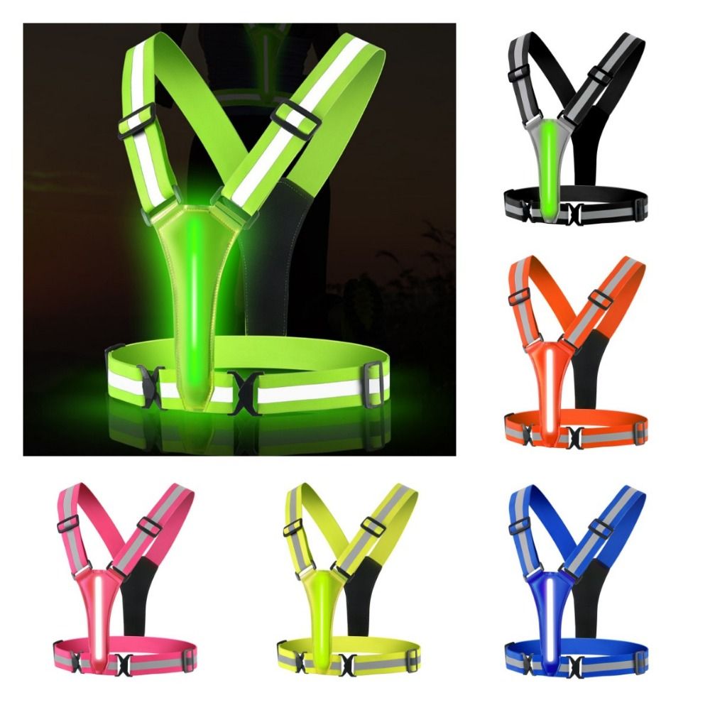 USB Rechargeable LED Reflectiv - Running Visibility Gear review and price