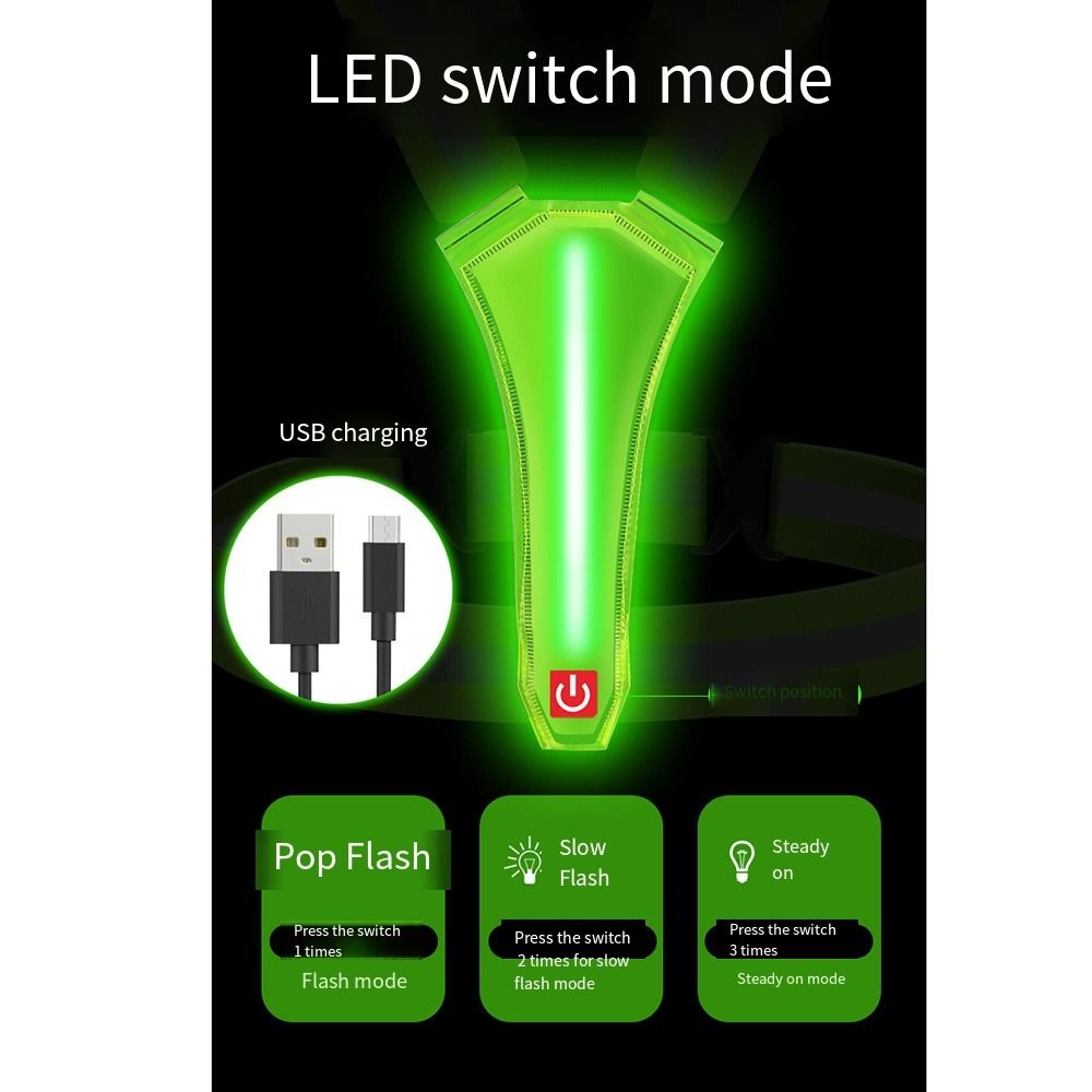 USB Rechargeable LED Reflectiv - Running Visibility Gear review and price