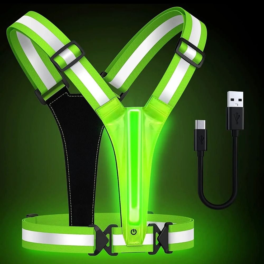 USB Rechargeable LED Reflectiv - Running Visibility Gear review and price