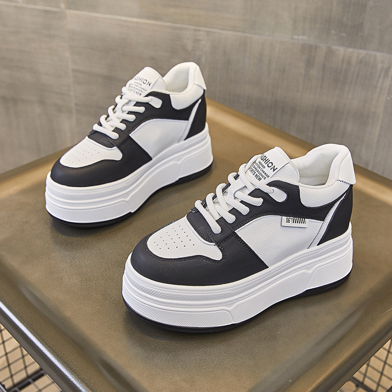 9CM Genuine Leather NEW Brand  - Running Shoes Women review and price