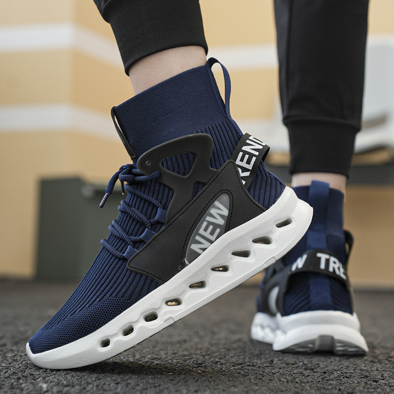 Trendy Men High Top Sock Shoes - Running Shoes Men review and price
