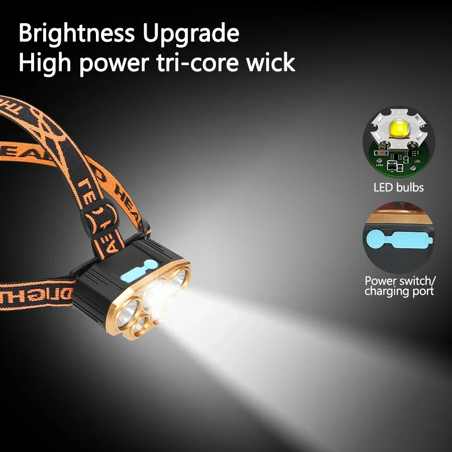 Rechargeable 5 LED Headlight U - Running Headlamp review and price