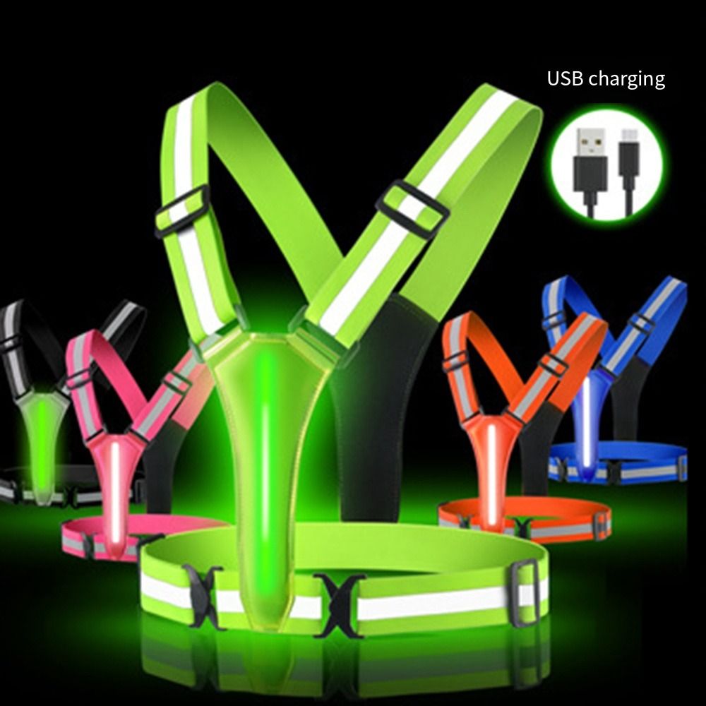 USB Rechargeable LED Reflectiv - Running Visibility Gear review and price