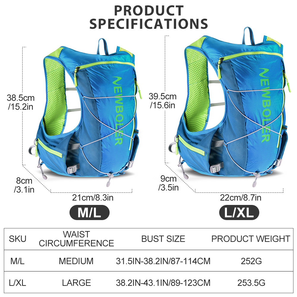 NEWBOLER Running Hydrating Ves - Hydration Vest review and price