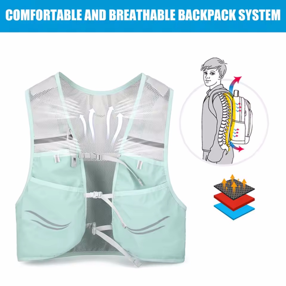 Reflective Running Vest Hydrat - Hydration Vest review and price