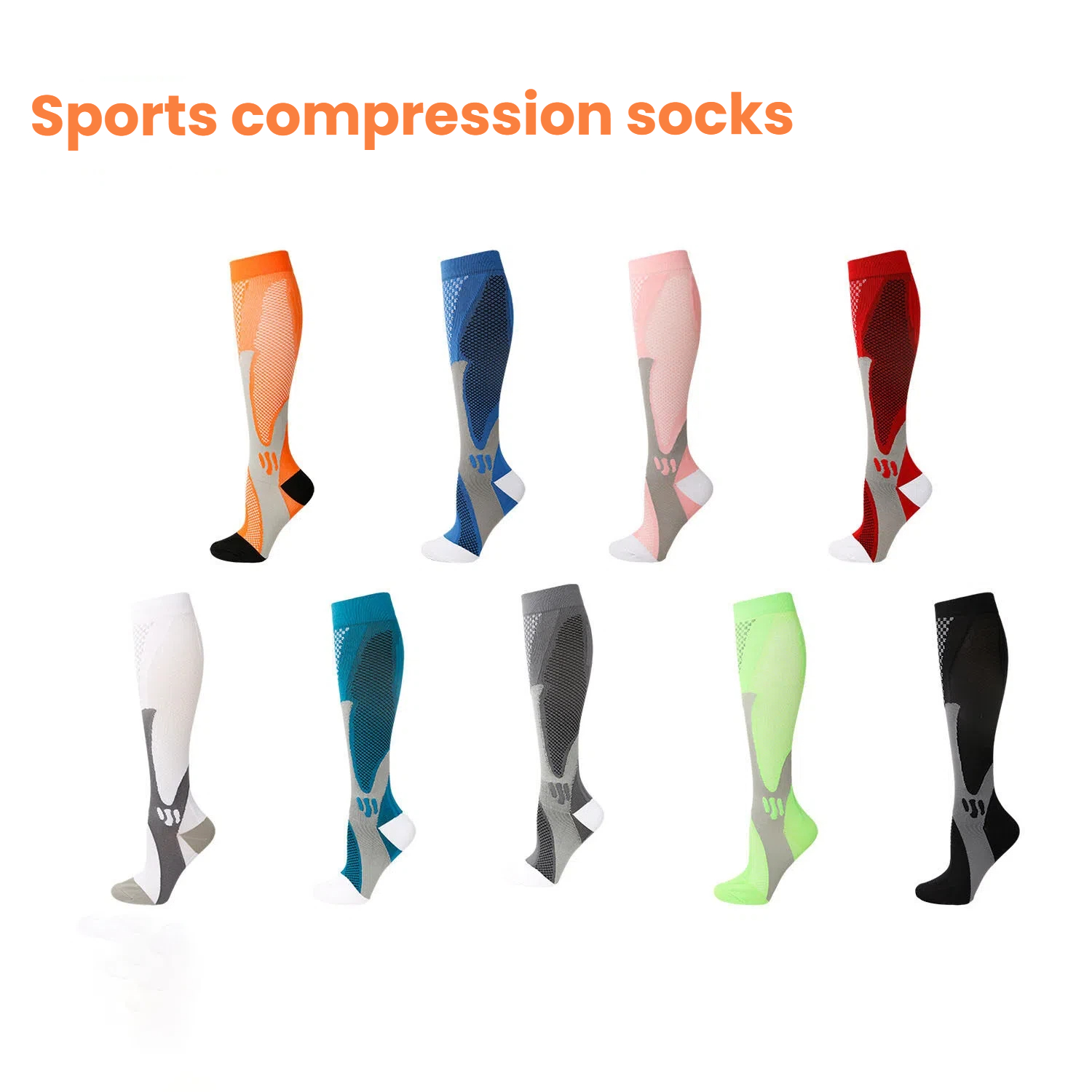 Cross Border Nylon Compression - Sports Socks review and price