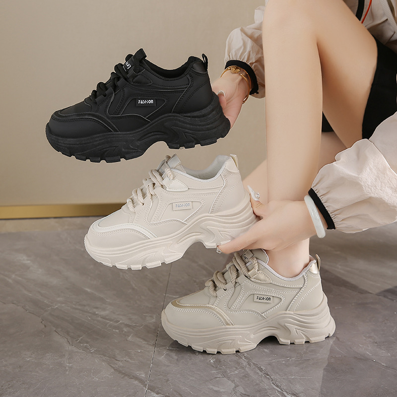Women's Leather Low-Top Dad Sh - Running Shoes Women review and price