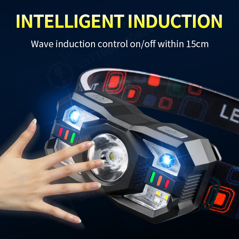 LED Induction Headlamp USB Cha - Running Headlamp review and price