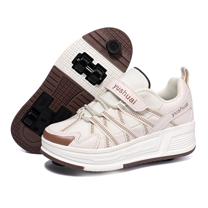 Four-Wheeled Automatic Retract - Running Shoes Men review and price