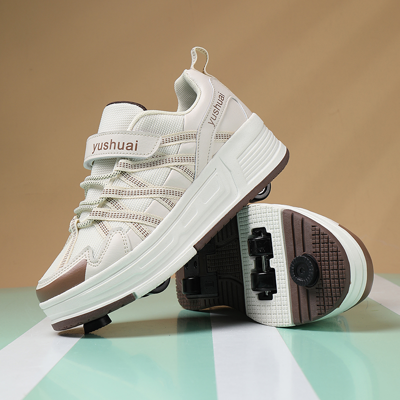 Four-Wheeled Automatic Retract - Running Shoes Men review and price