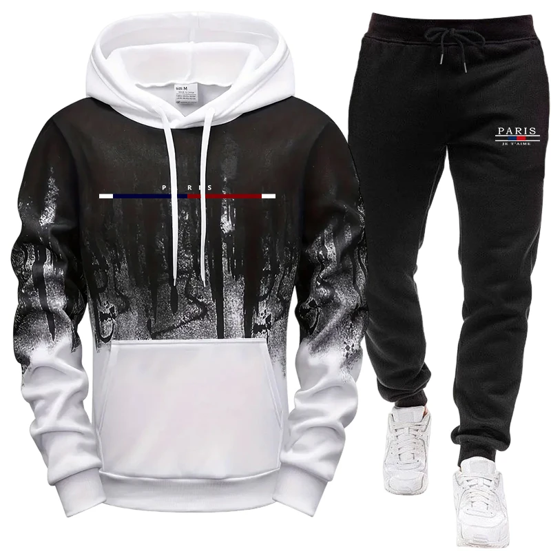Men's Set/Hoodie/Pants Autumn  - Joggers Pants review and price