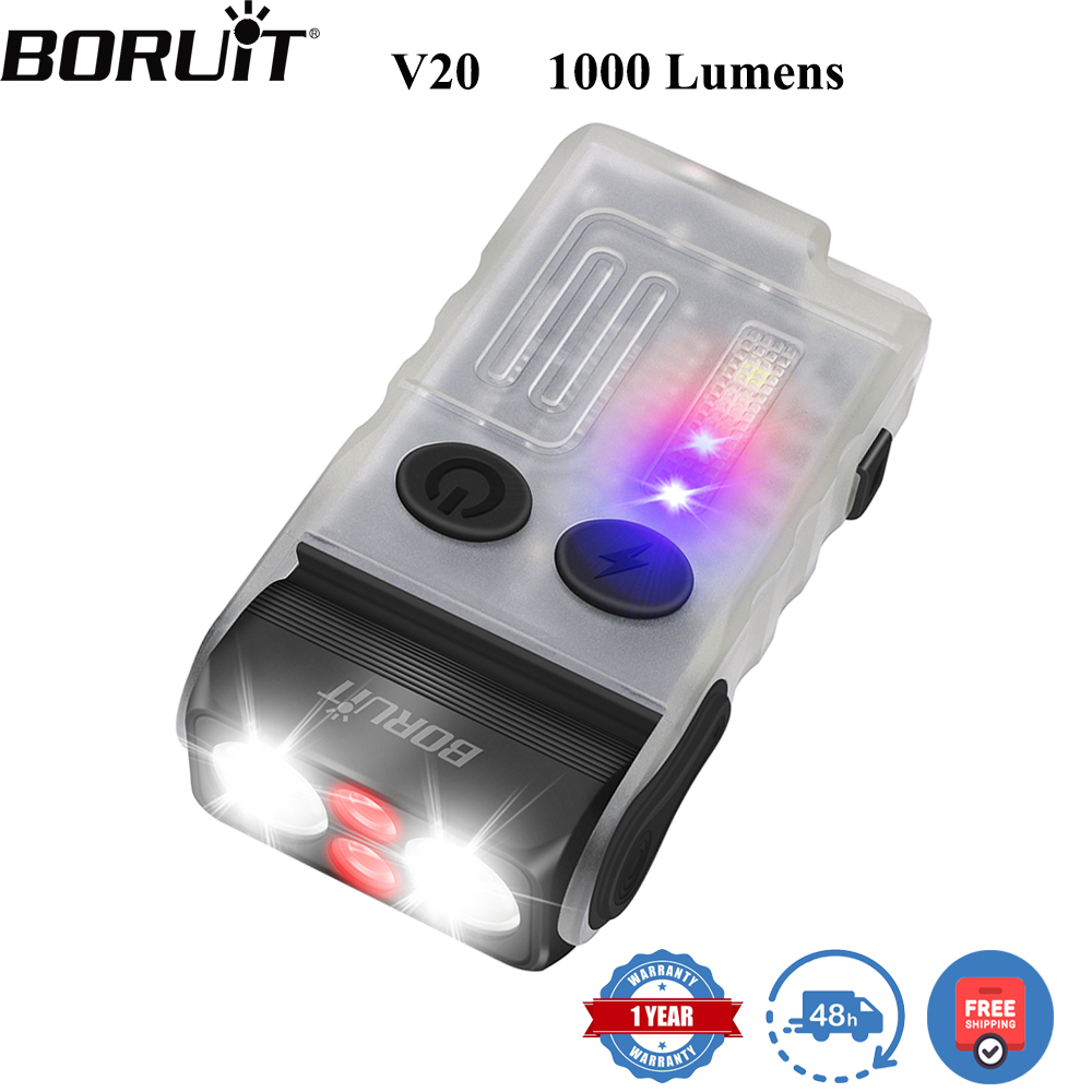BORUiT V20 Fluorescence Buzzer - Running Headlamp review and price