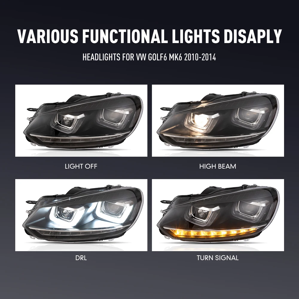 2PCs Car Styling Head Lamp for - Running Headlamp review and price