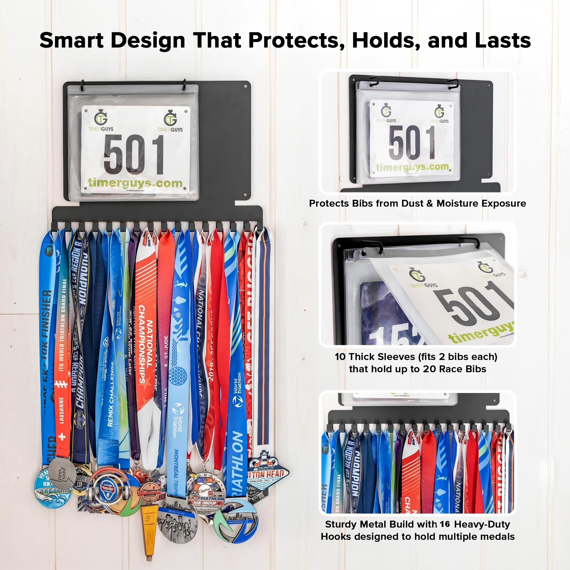 Running Medal Hanger Display,  - Race Bib review and price