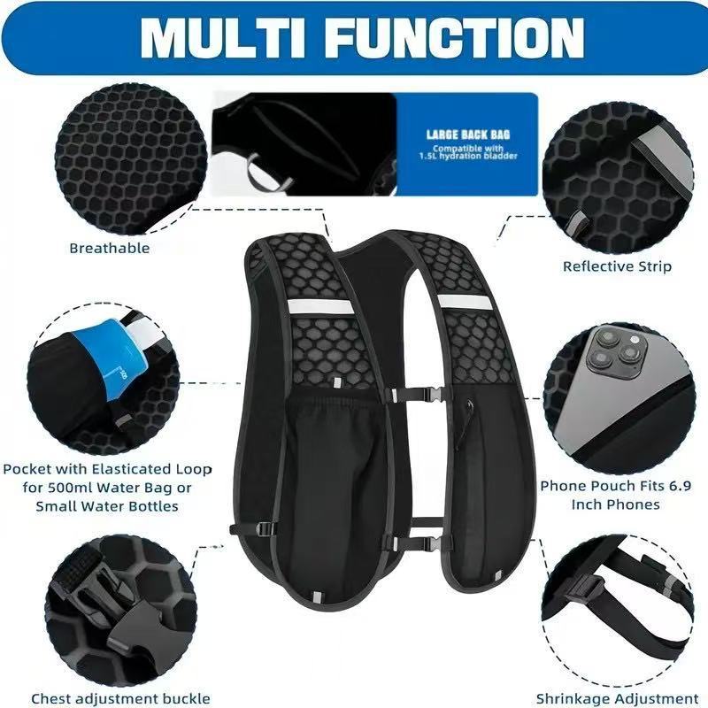 Unisex Running Vest Water-Resi - Hydration Vest review and price