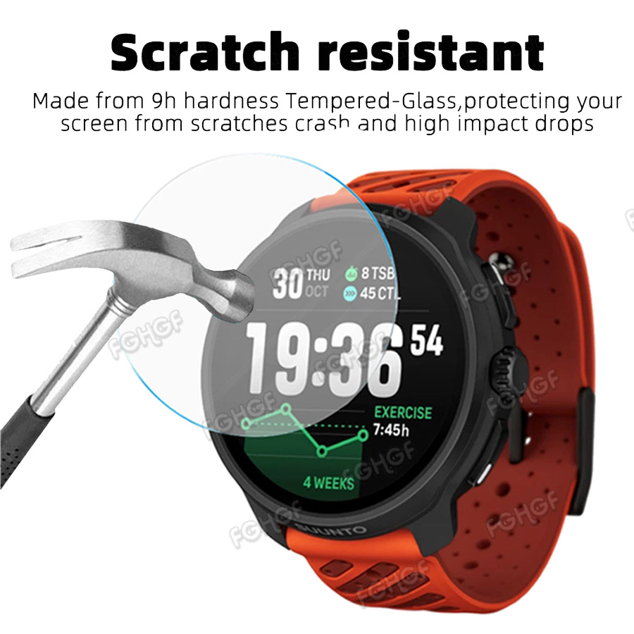 Tempered Glass Protective Film - Running Watch review and price