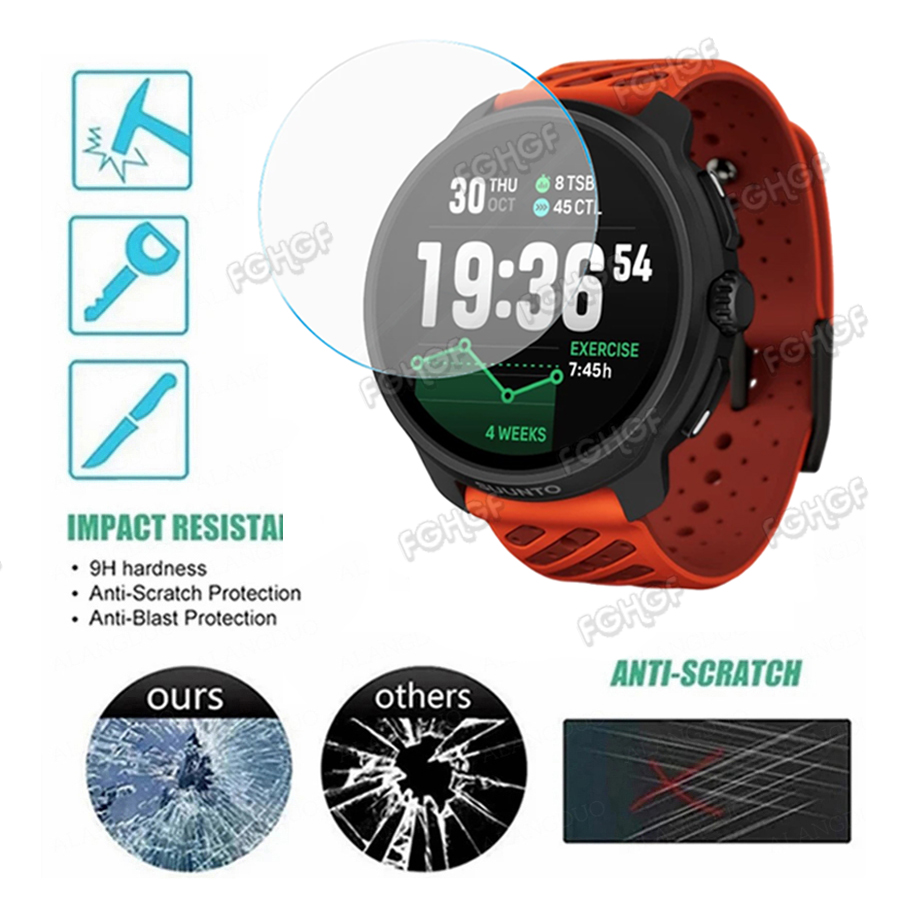 Tempered Glass Protective Film - Running Watch review and price