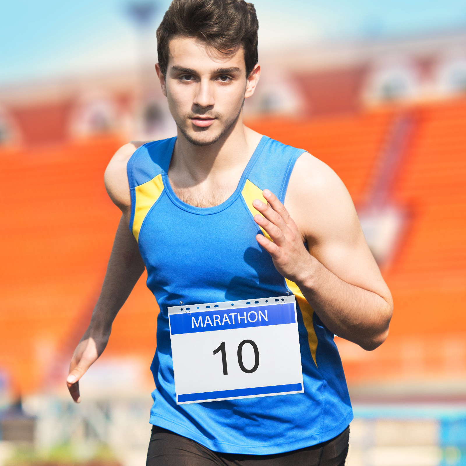 100Pcs Clear Bib Pocket PVC Ra - Race Bib review and price