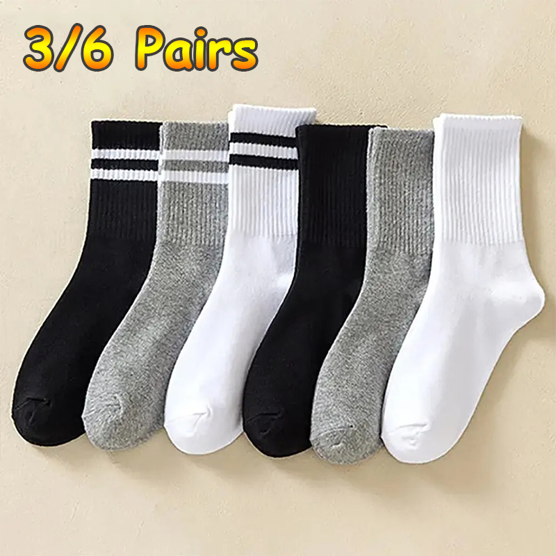 3/6 Pairs Women Sports Solid S - Sports Socks review and price