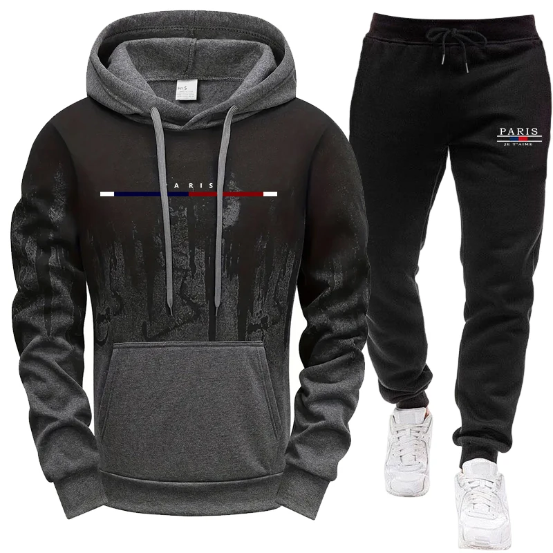 Men's Set/Hoodie/Pants Autumn  - Joggers Pants review and price