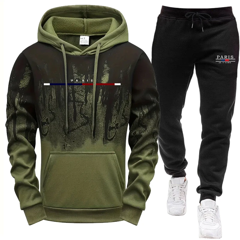 Men's Set/Hoodie/Pants Autumn  - Joggers Pants review and price