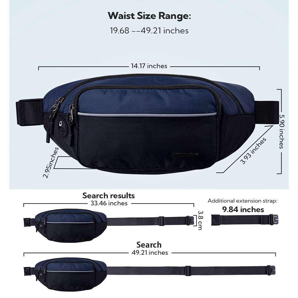 WATERFLY Fanny Pack Waist Bag  - Running Belt review and price