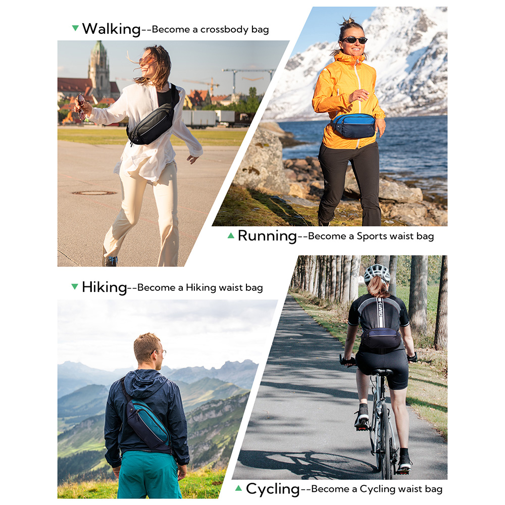 WATERFLY Fanny Pack Waist Bag  - Running Belt review and price