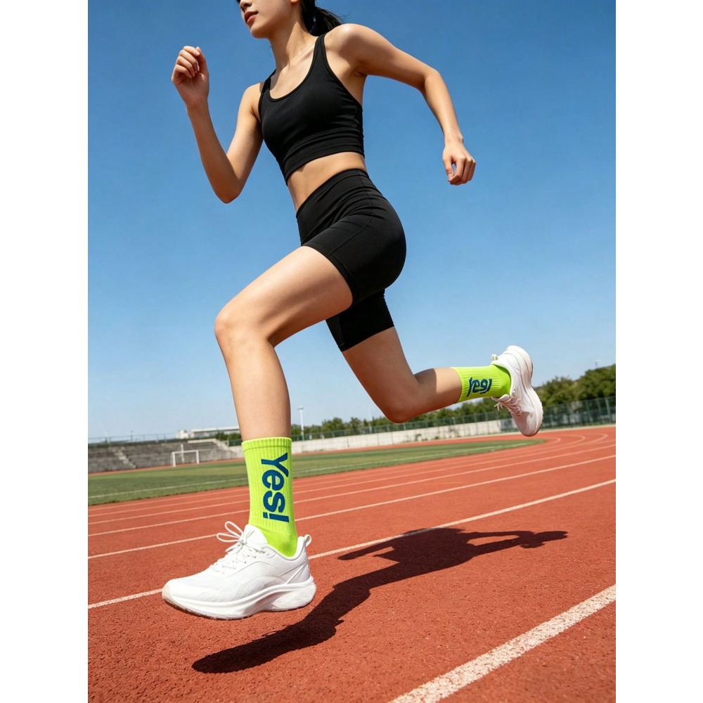 1/4 Pair Fluorescent Letter Pa - Sports Socks review and price