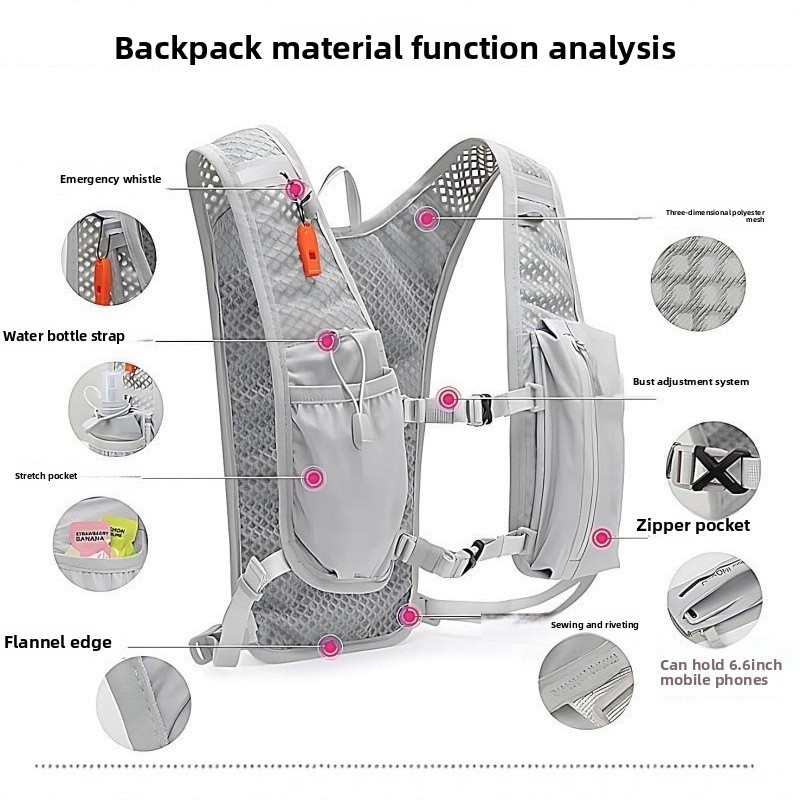 Running phone bag outdoor hiki - Hydration Vest review and price