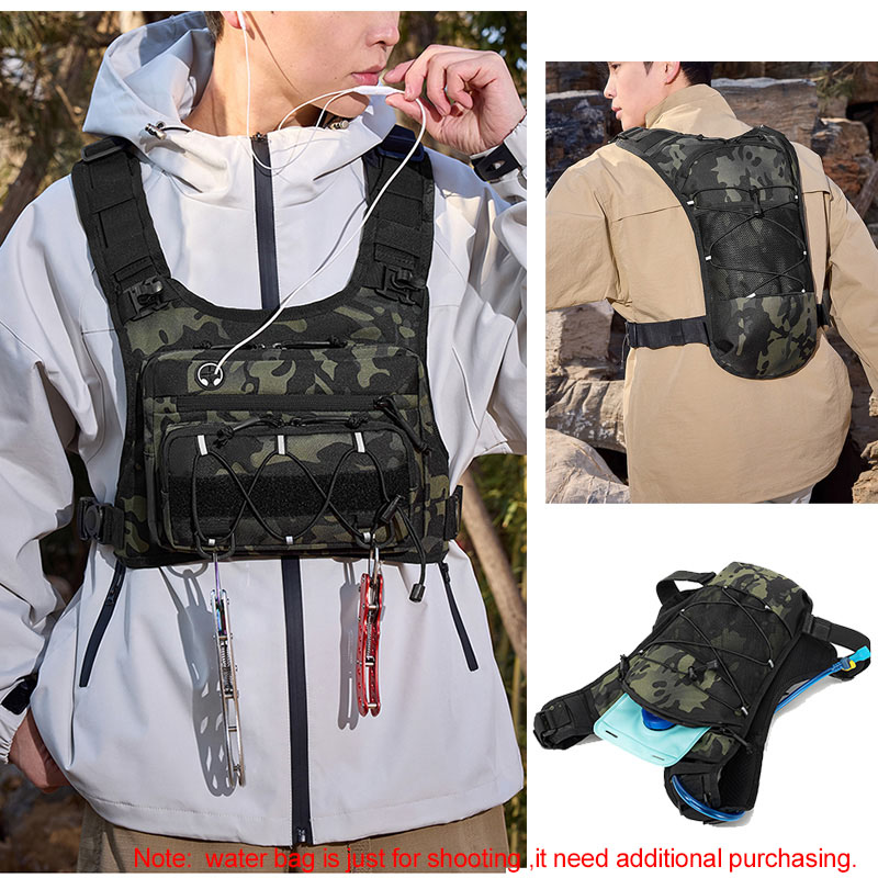 Tactical Bag Front Chest Rig V - Hydration Vest review and price