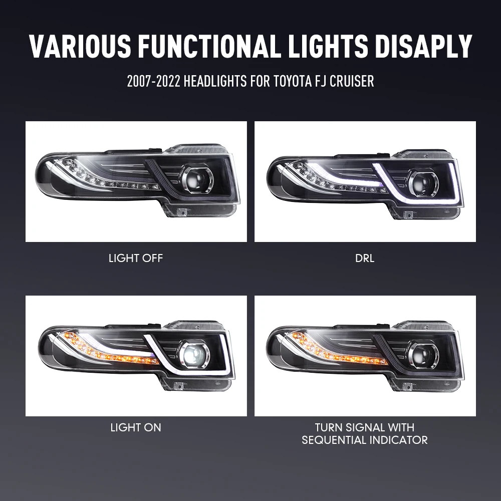2PCs Car Styling Head Lamp for - Running Headlamp review and price